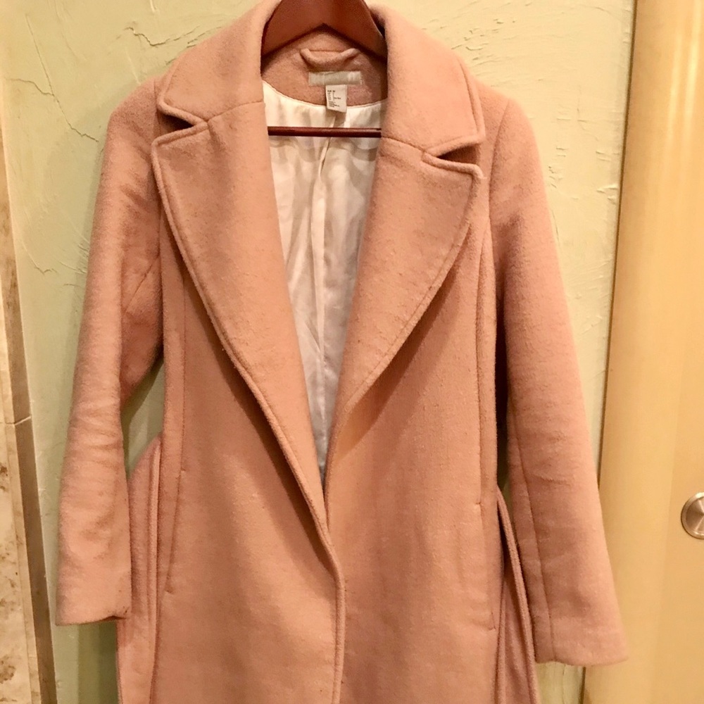 Tan H&M Trench Coat - Size 2